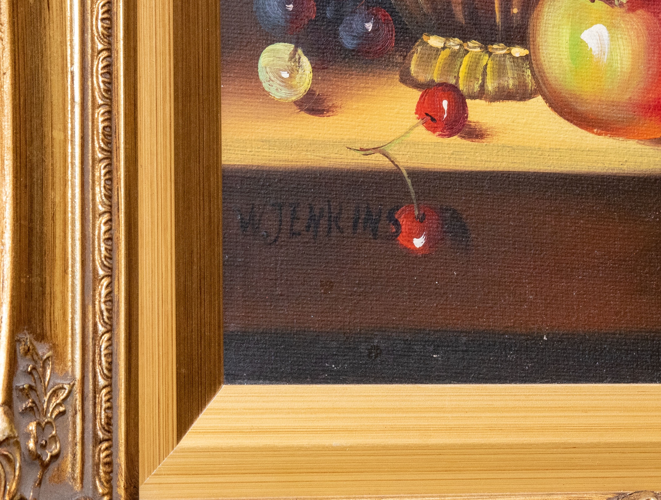 Artwork by W. Jenkins, Chianti Still Life, Made of giclee on canvas