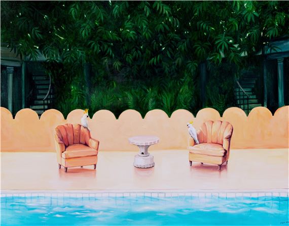 Forest pool by An Sohyun, 2017