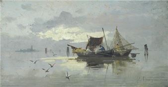 ORA STANCA - Venetian School, 20th Century