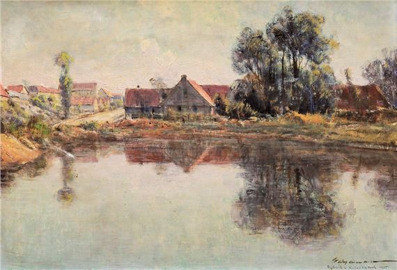 RYBNÍK V KOLOVRATECH by Karel Schauer, 1955