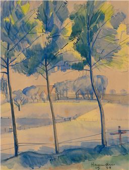 Landschaft am Niederrhein - Hermann Honermann