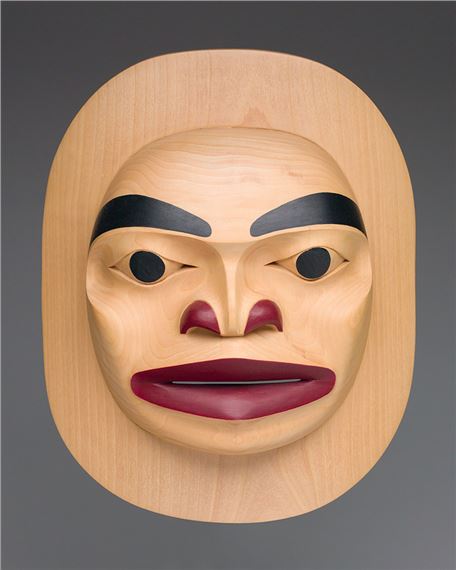 Moon Mask by Titus Auckland, dated April 2002
