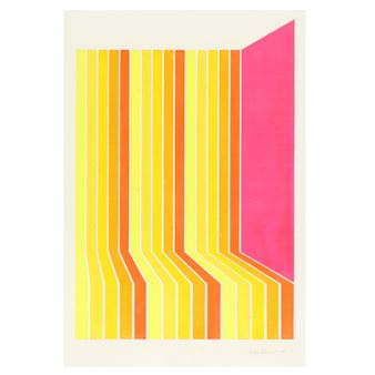 Modernist Serigraph - Jeff Huberman