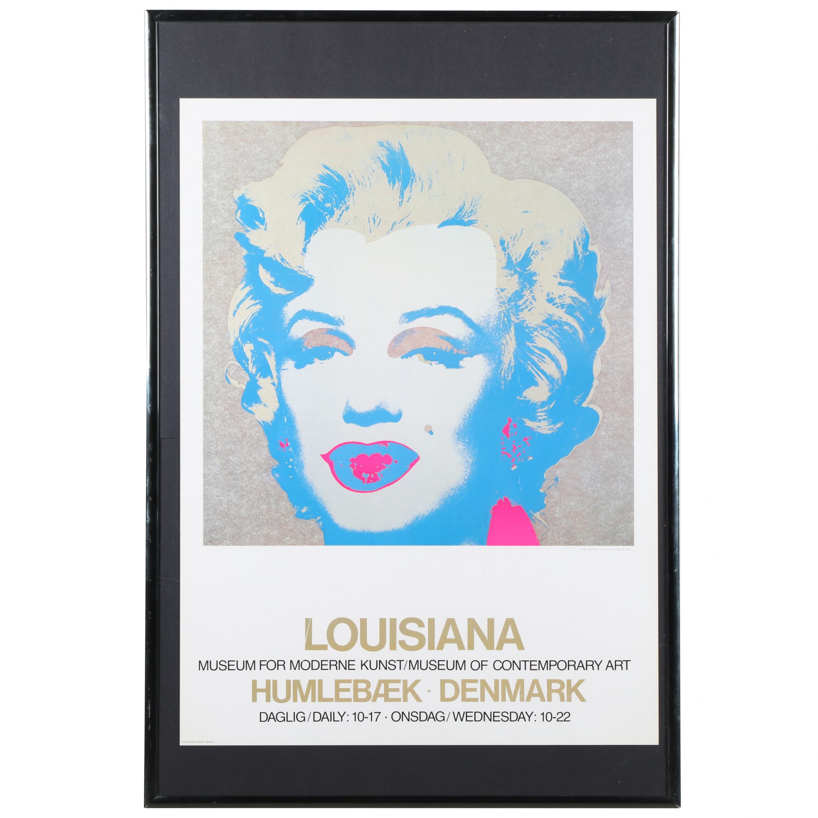 Andy Warhol Exhibition Poster for the Louisiana Museum of Art