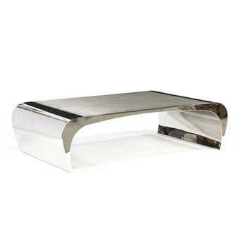 Selina K Steel Coffee Table - Louis A. Lara