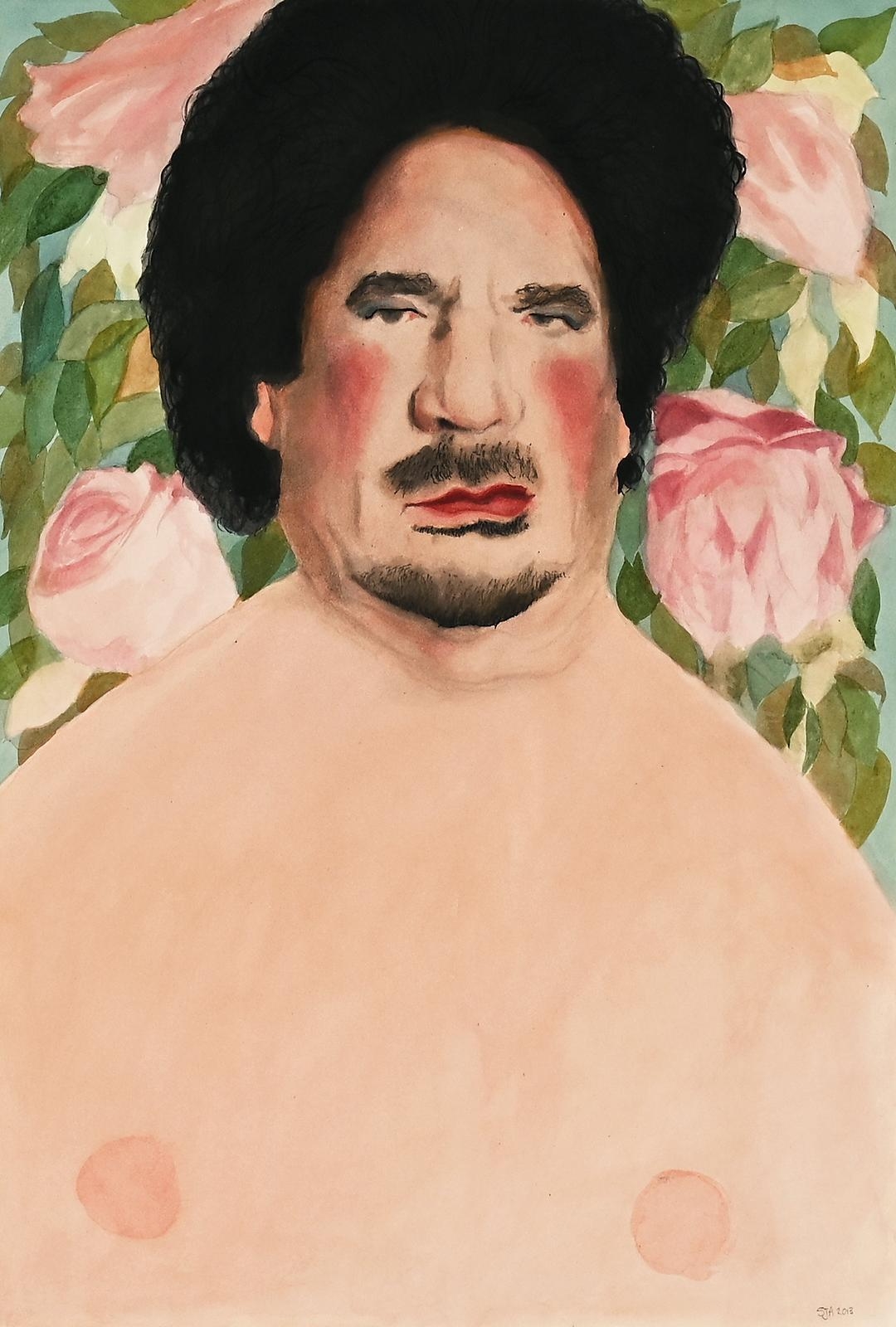 Stephen Allwright | Mu'ammar Al-Qadhdh?f? (2013) | MutualArt