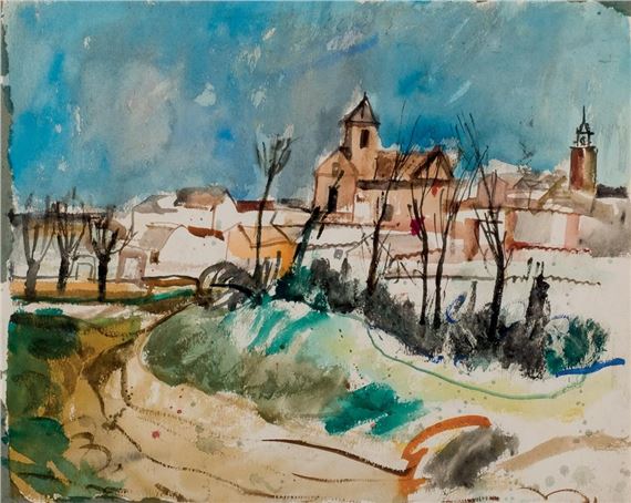 Agustín Ubeda | Paisaje manchego | MutualArt