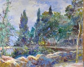 Artwork by Ugo Matania, Bosco, Made of oil on canvas