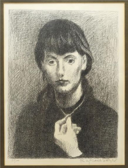 Raphael Soyer | Portrait of a Woman | MutualArt