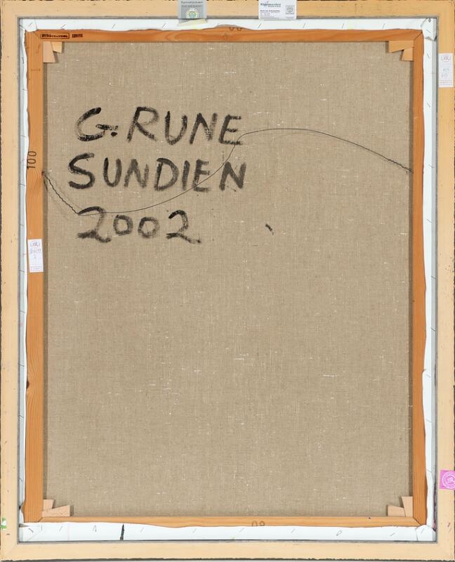 Artwork by G. Rune Sundien, Composition, Made of Oil on canvas