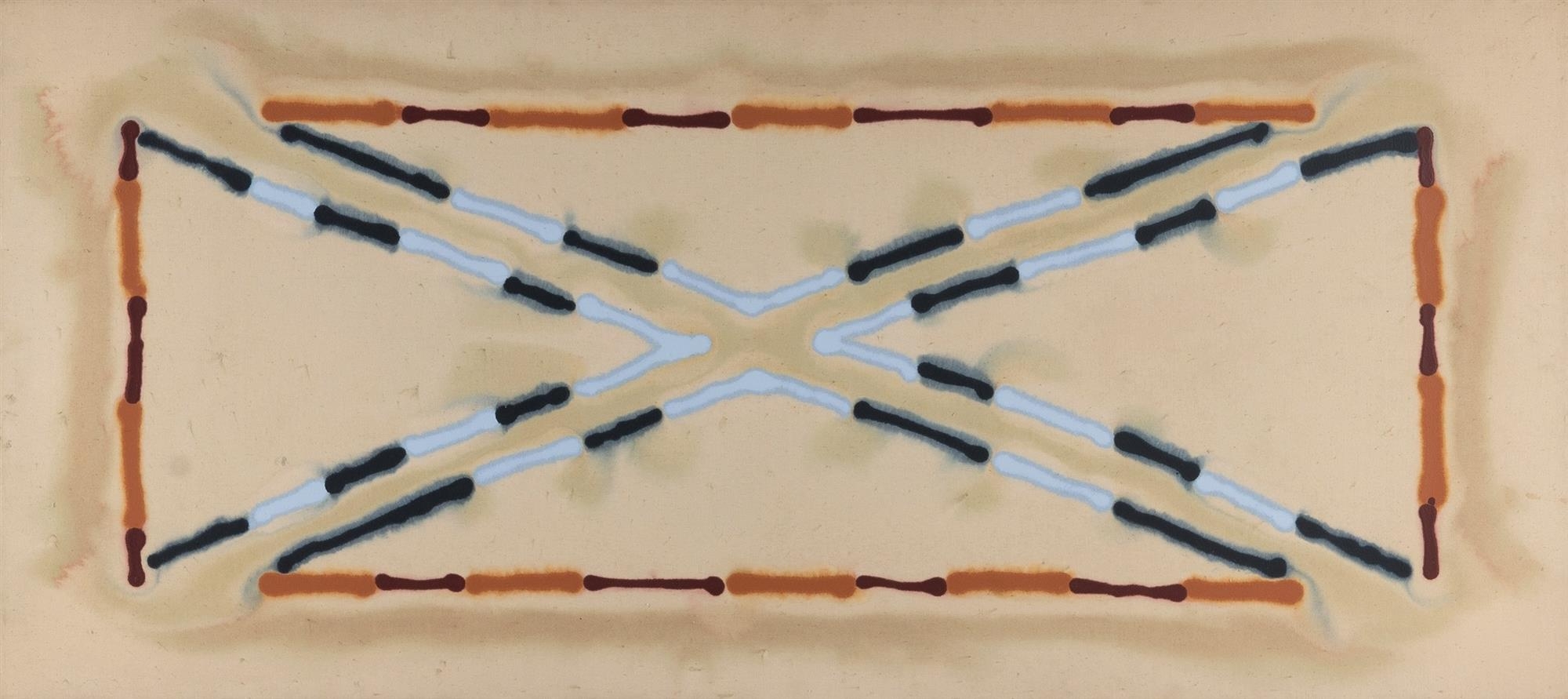 Artwork by John Peart, Bramdean-Cross I, Made of Acrylic on Canvas