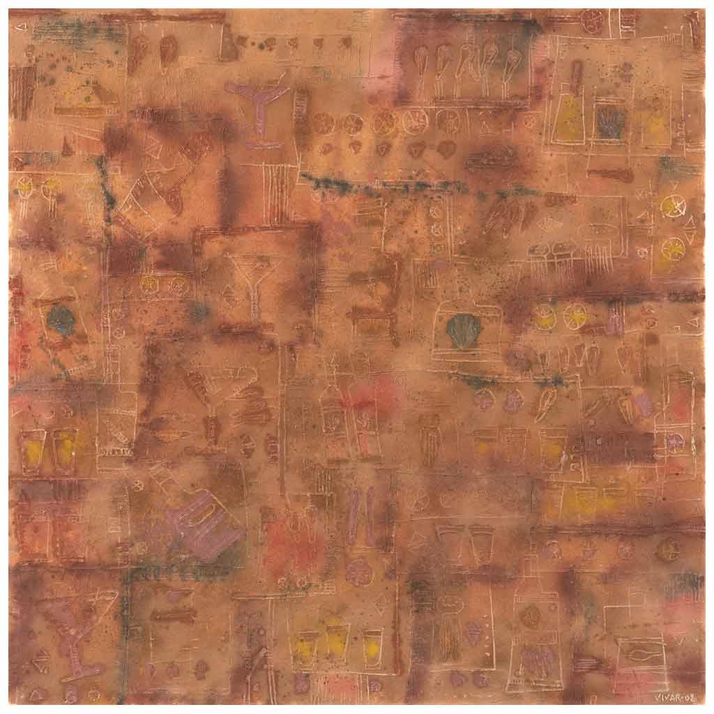 Artwork by Carlos Vivar, De Hidalgo, Made of Oil and land on canvas