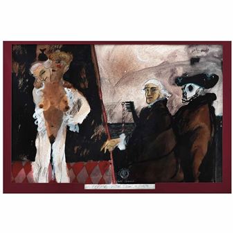 Máscara y paso al capotado, de la serie Casanovas - Fabián Risso