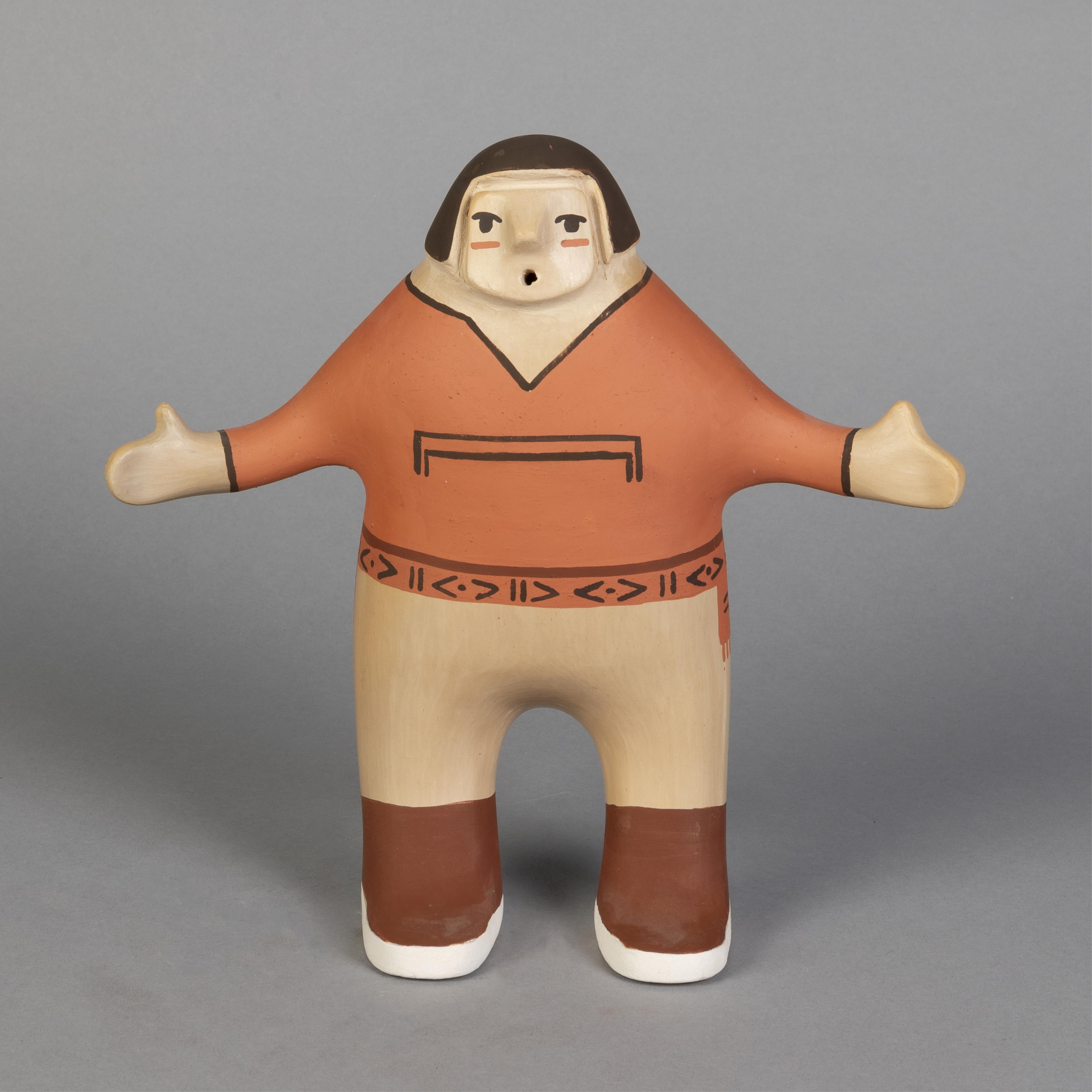 Larson Goldtooth | Standing Storyteller Figure | MutualArt