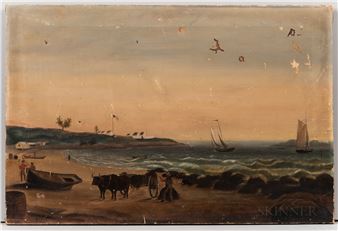 View of the Forts From Siminton's Cove - A. L. P. Skilling