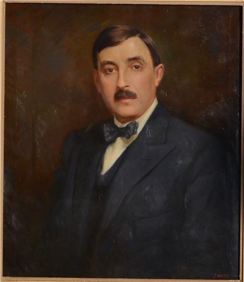 Samuel Mirsky | Portrait of Paul Ferdinand Schilder (1930s) | MutualArt