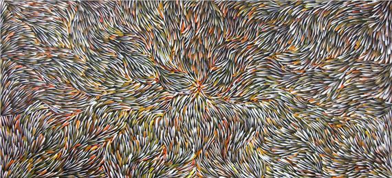 Bush Leaves by Helen Rubuntja, 2016