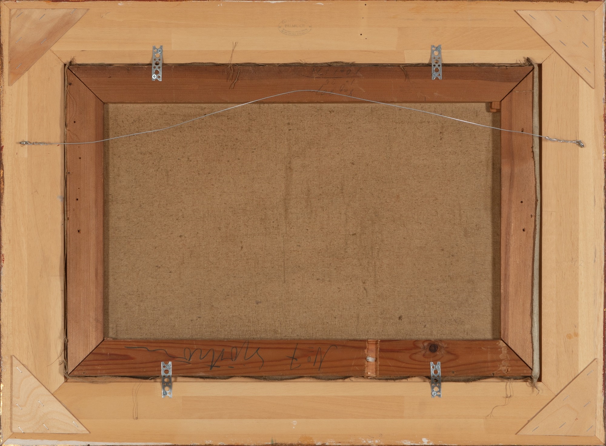 Artwork by Vilho Sjöström, Landscape, Made of oil