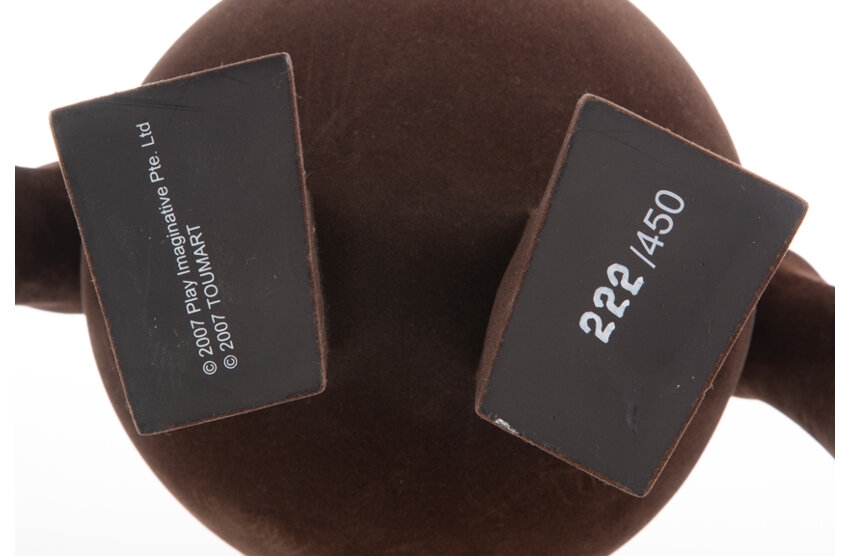 Artwork by Touma, Knucklebear (Brown Flocked), Made of Flocked cast resin figure