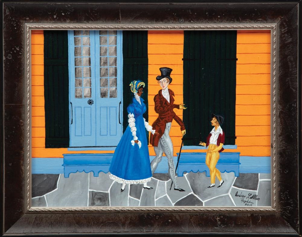 Andrew LaMar Hopkins Rosette Rochon and Family (2019) MutualArt