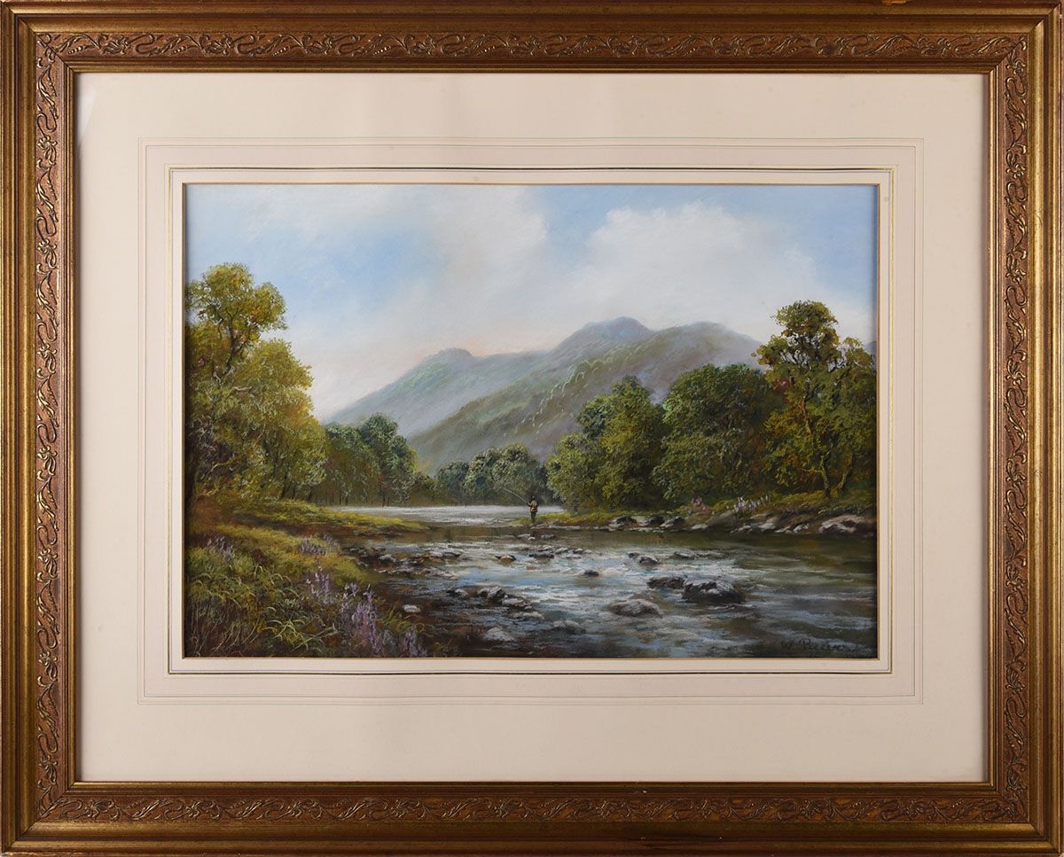 Wendy Reeves | FISHING IN THE HIGHLANDS | MutualArt