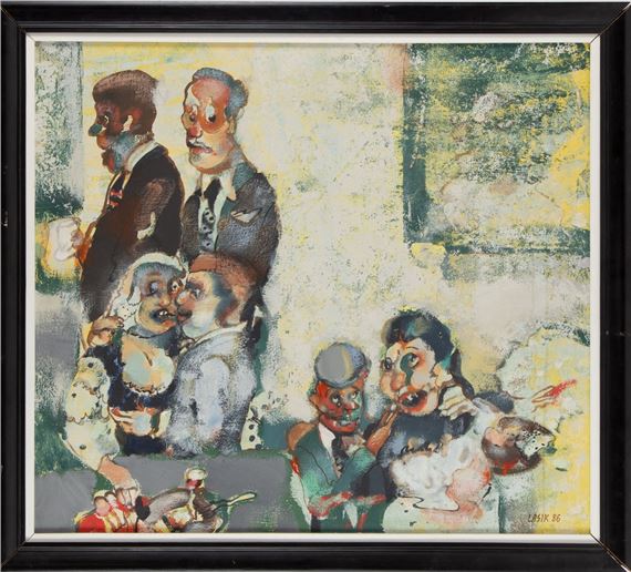 Pawel Lasik | Two sad beavers (1986) | MutualArt