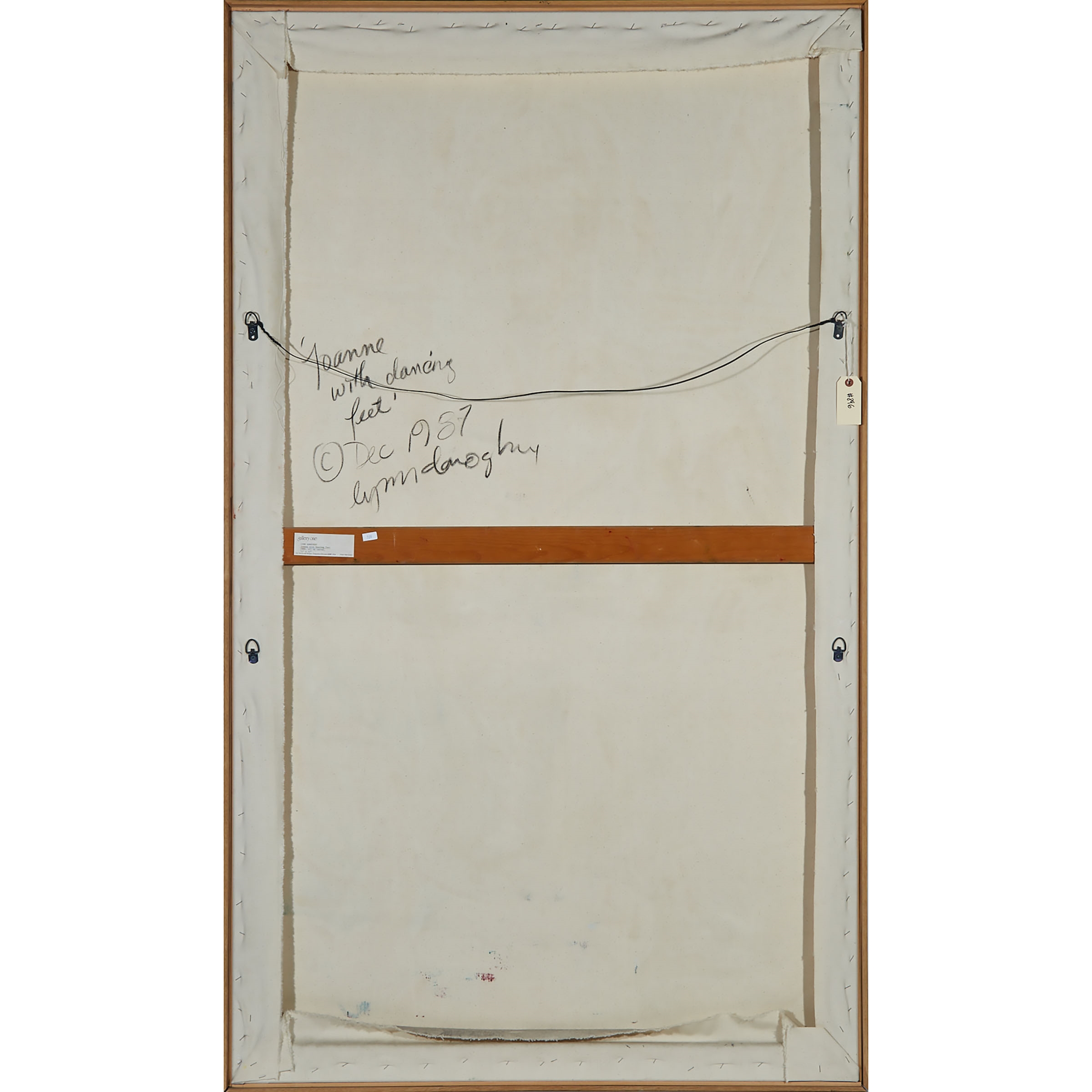 Artwork by Lynn Donoghue, JOANNE WITH DANCING FEET, 1987, Made of Oil on canvas