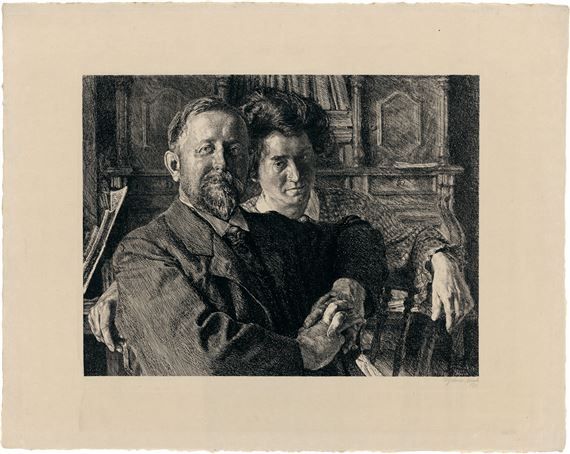 Das Ehepaar Langheinrich by Otto Greiner, 1901