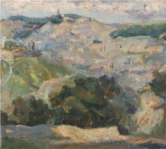 View of the Jerusalem Mountains - Eduard Levin