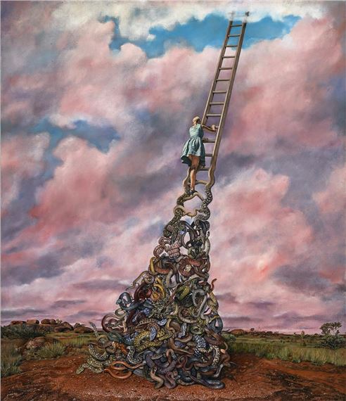 Lisa Adams | Untitled (Snakes & Ladders) (1991) | MutualArt