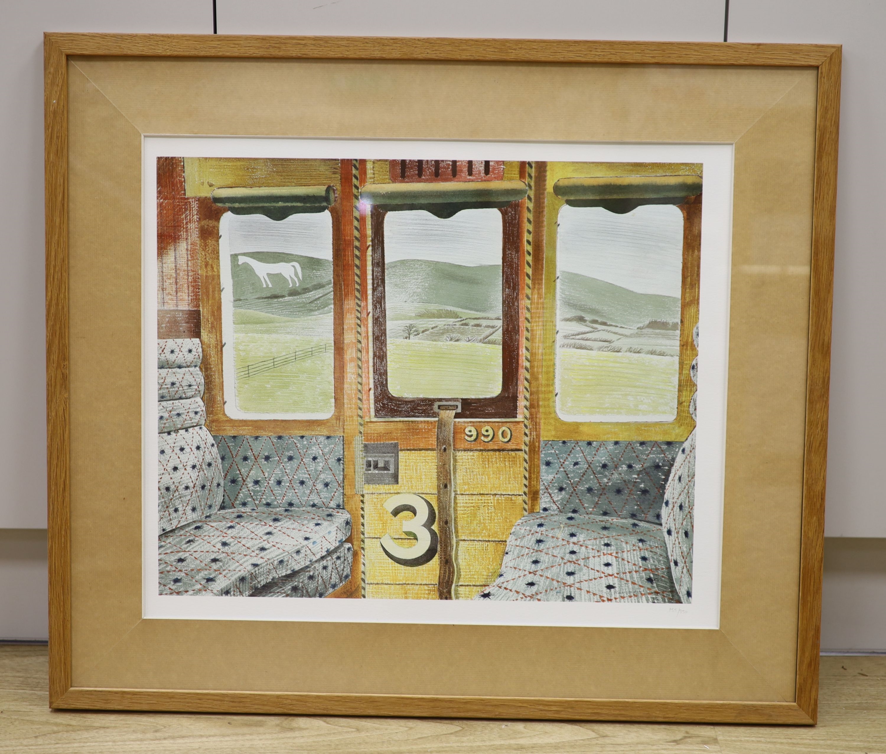 Eric Ravilious | Train landscape | MutualArt