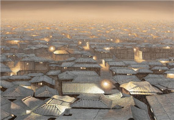 City-Disappearing Scenery by Joung Young-Ju, 2018
