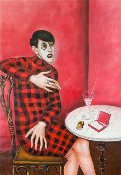 Otto Dix | The portrait of the journalist Sylvia von Harden. | MutualArt
