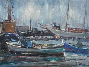 Nel porto by Toma Radames