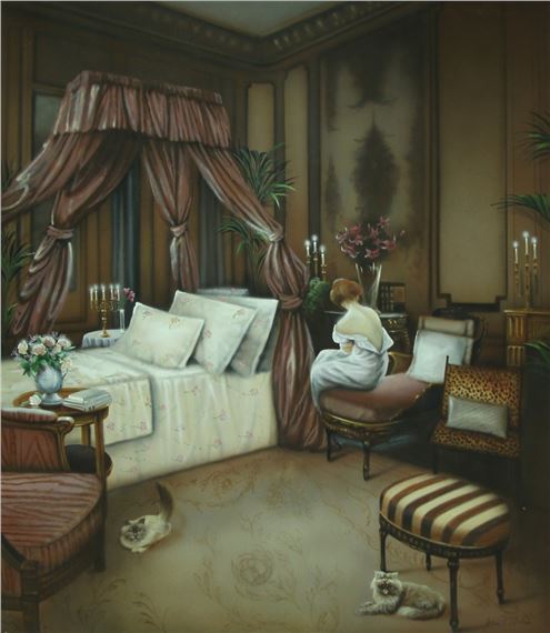 Interior Scene by John P. O'Brien