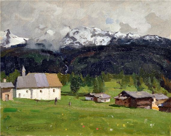 Paesaggio di montagna by Ulderico Giovacchini
