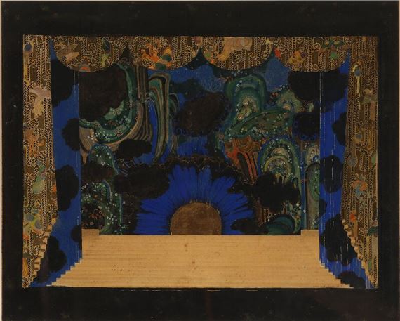 Scenography for Oehlenschläger's Alladin by Kay Nielsen, 1917