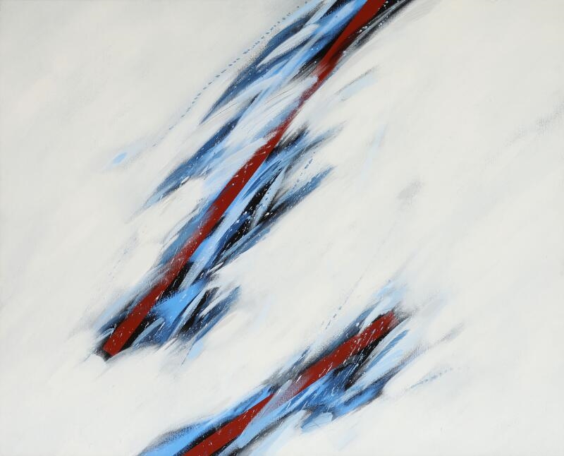 Artwork by Benny Dore, Sälen, Made of Oil on canvas