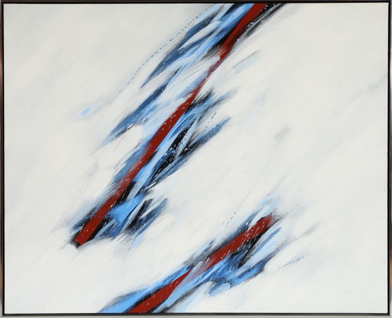 Artwork by Benny Dore, Sälen, Made of Oil on canvas