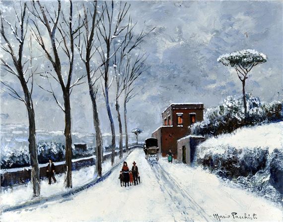 Nevicata by Mario Pacchioli