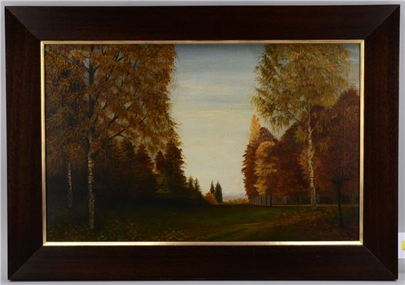 'Herbstliche Parklandschaft' by Wilhelm Degode