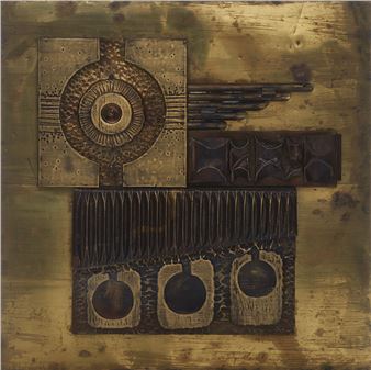 Two Brutalist Panels - Tito Chau