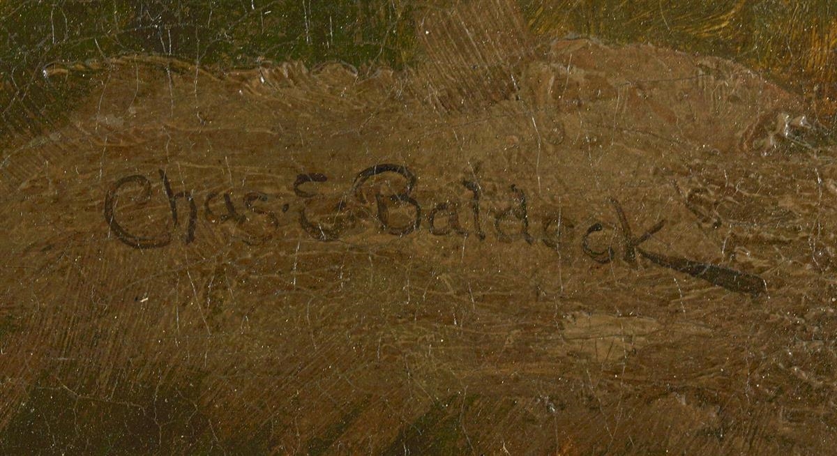 Artwork by Charles Edwin M. Baldock, "Chestnut", Made of oil on canvas