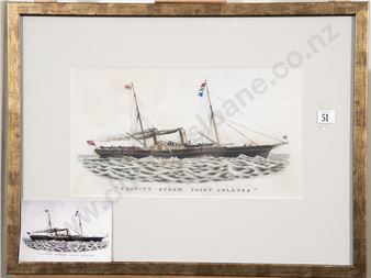 Trinity Steam Yacht Galatea - Robert E. Pizey