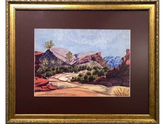 Creek Valley, James Ranges by Cordula Ebatarinja, 1960