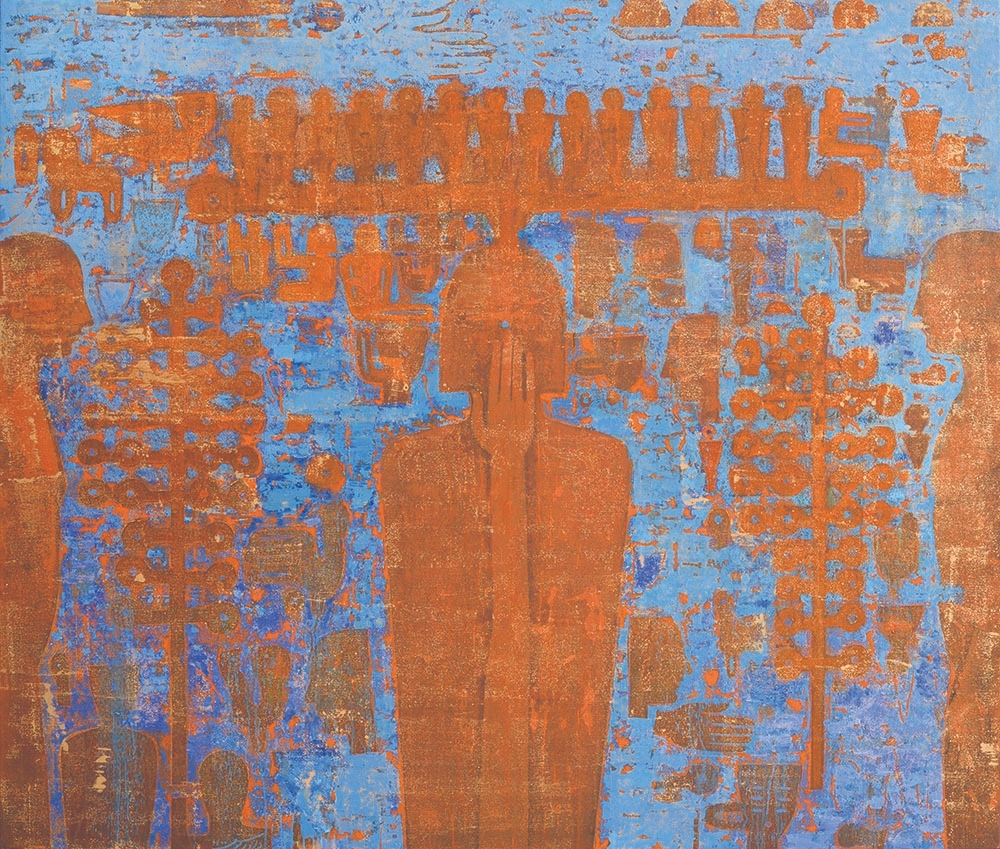 Artwork by Davar Yousefi, Untitled, Made of acrylic on canvas