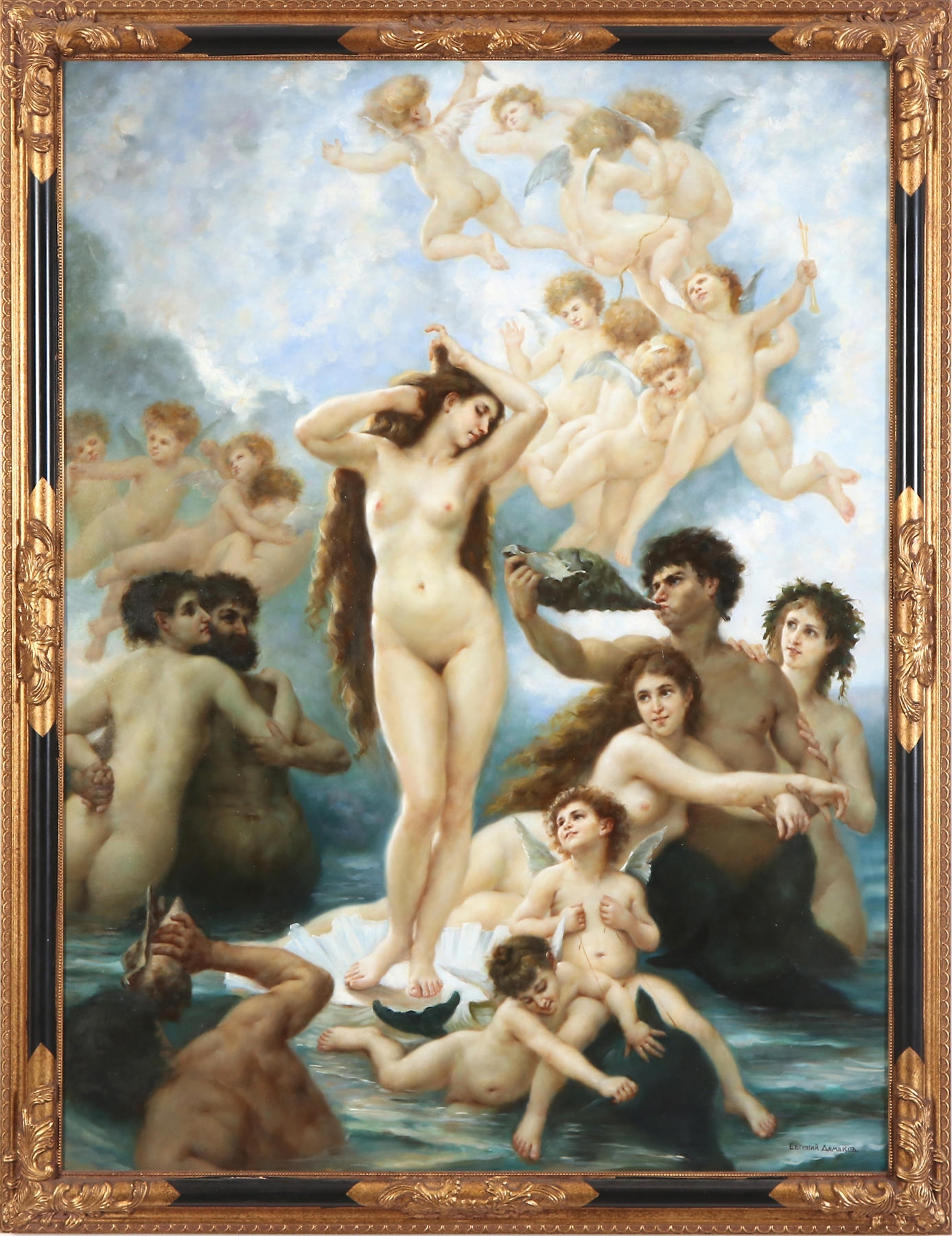 Venus födelse by William Adolphe Bouguereau, Yevgenij Demakov