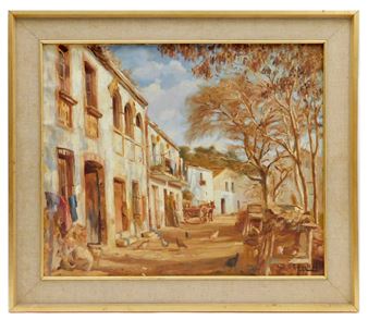 Paisaje con figuras - Ramón Mas i Mas