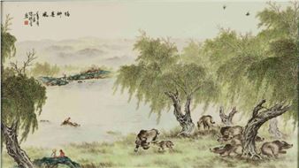 Spring Breeze in the Willows - Chen Yaoxing