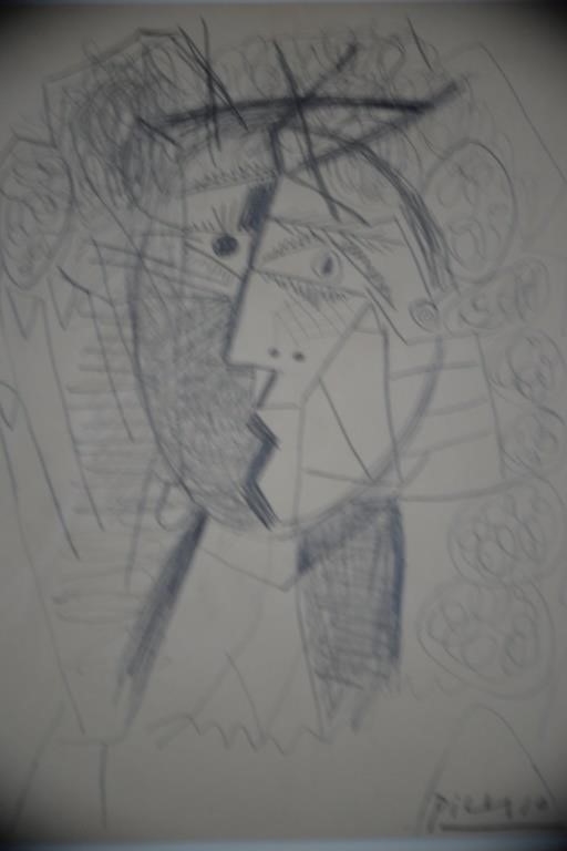 Portrait Tete Study by Pablo Picasso